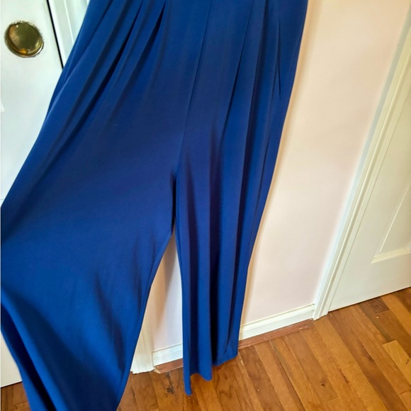 Cobalt blue wide-legged Vince Camuto jumpsuit size small - Picture 5 of 7